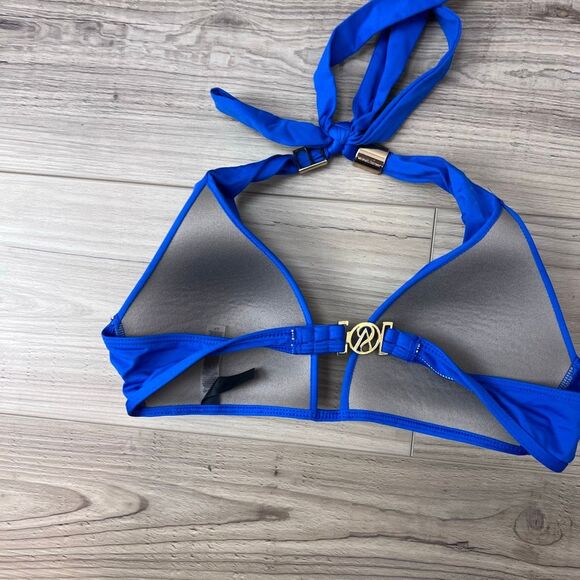 Victoria’s Secret Royal Blue Halter Bikini Set – S/L Push-Up Top + Hipster Botto - Picture 7 of 10